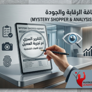 باقة الرقابة والجودة (mystery shopper & analysis)